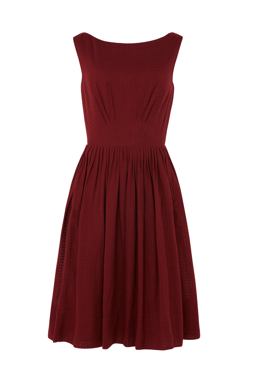 Image of Abigail Mulberry Lattice Dress Long Autumn/Winter 2023 - Dress