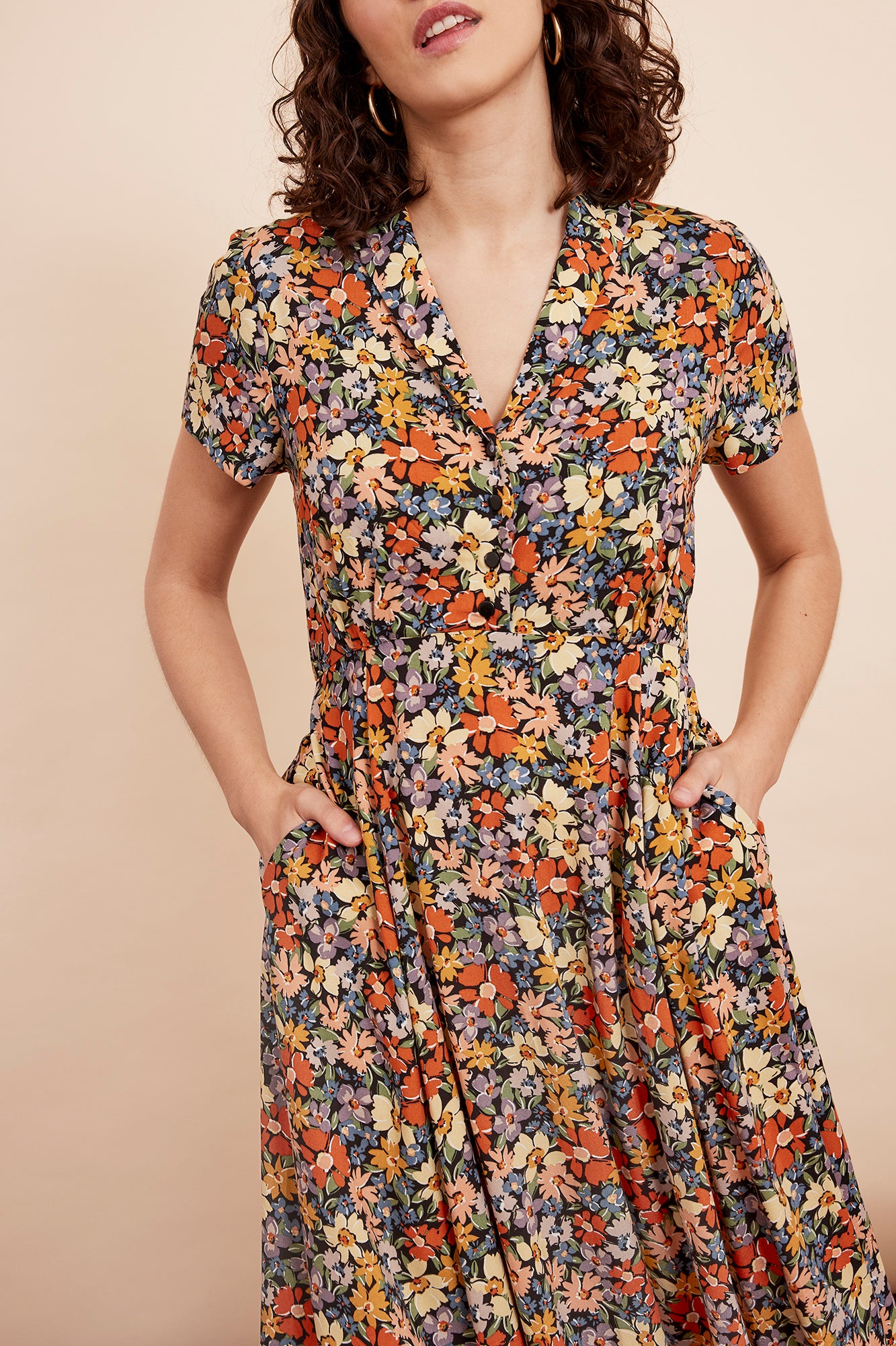 Image of Adele Garden Floral Dress Autumn/Winter 2024 - Dress