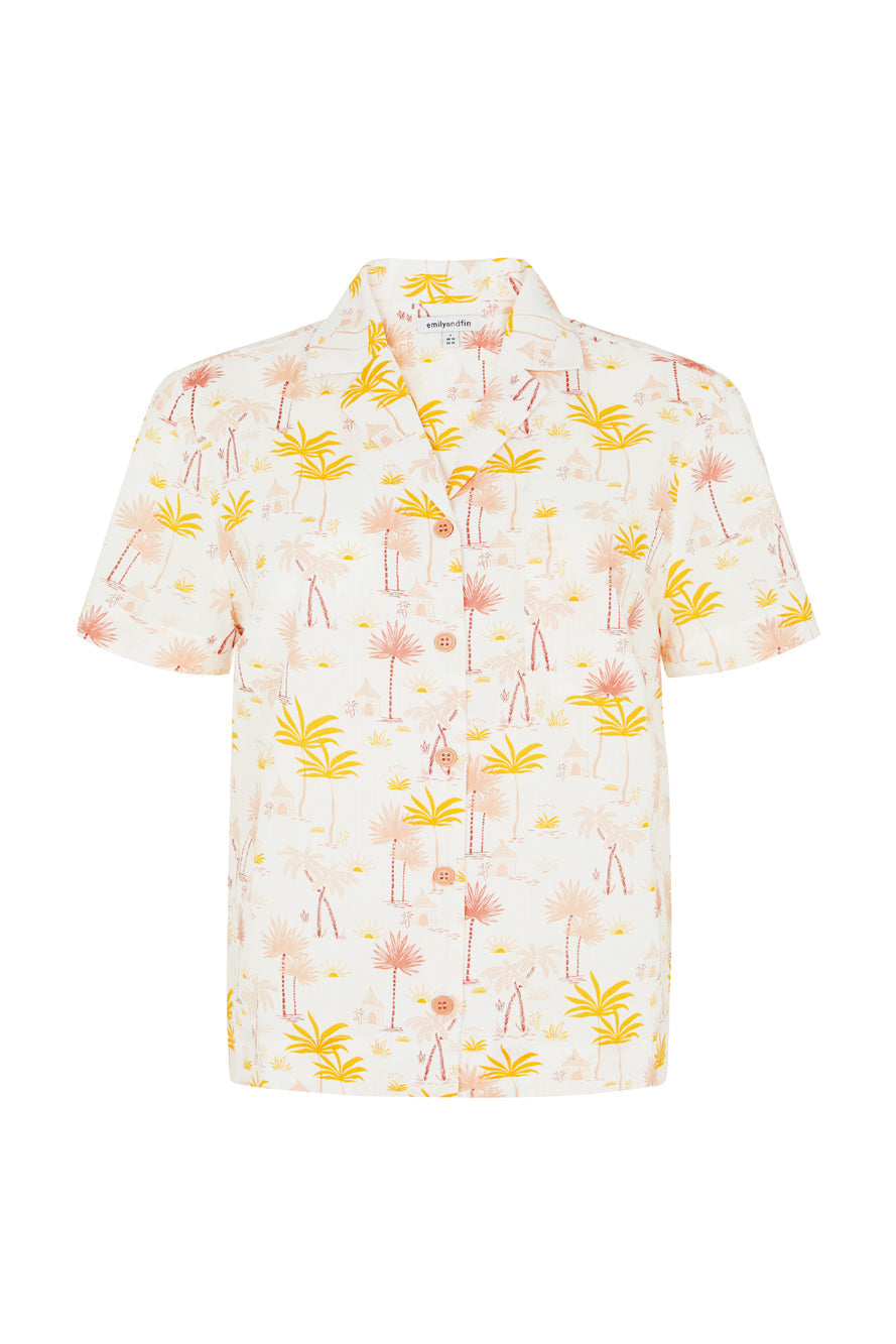 Image of ALANA SUNRISE BEACH SHIRT - NON RETURNABLE SAMPLE SAMPLE SALE - Top