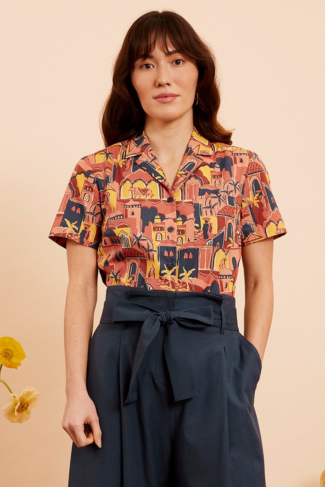 Image of ALANA AMBER CITY SHIRT - NON RETURNABLE SAMPLE SAMPLE SALE - Top