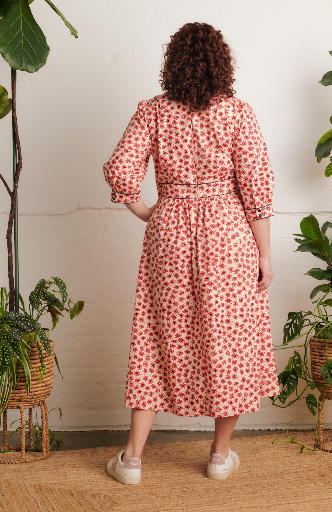 Image of AMELIA WILD POPPY DRESS - NON RETURNABLE SAMPLE ARCHIVE SS - Dress