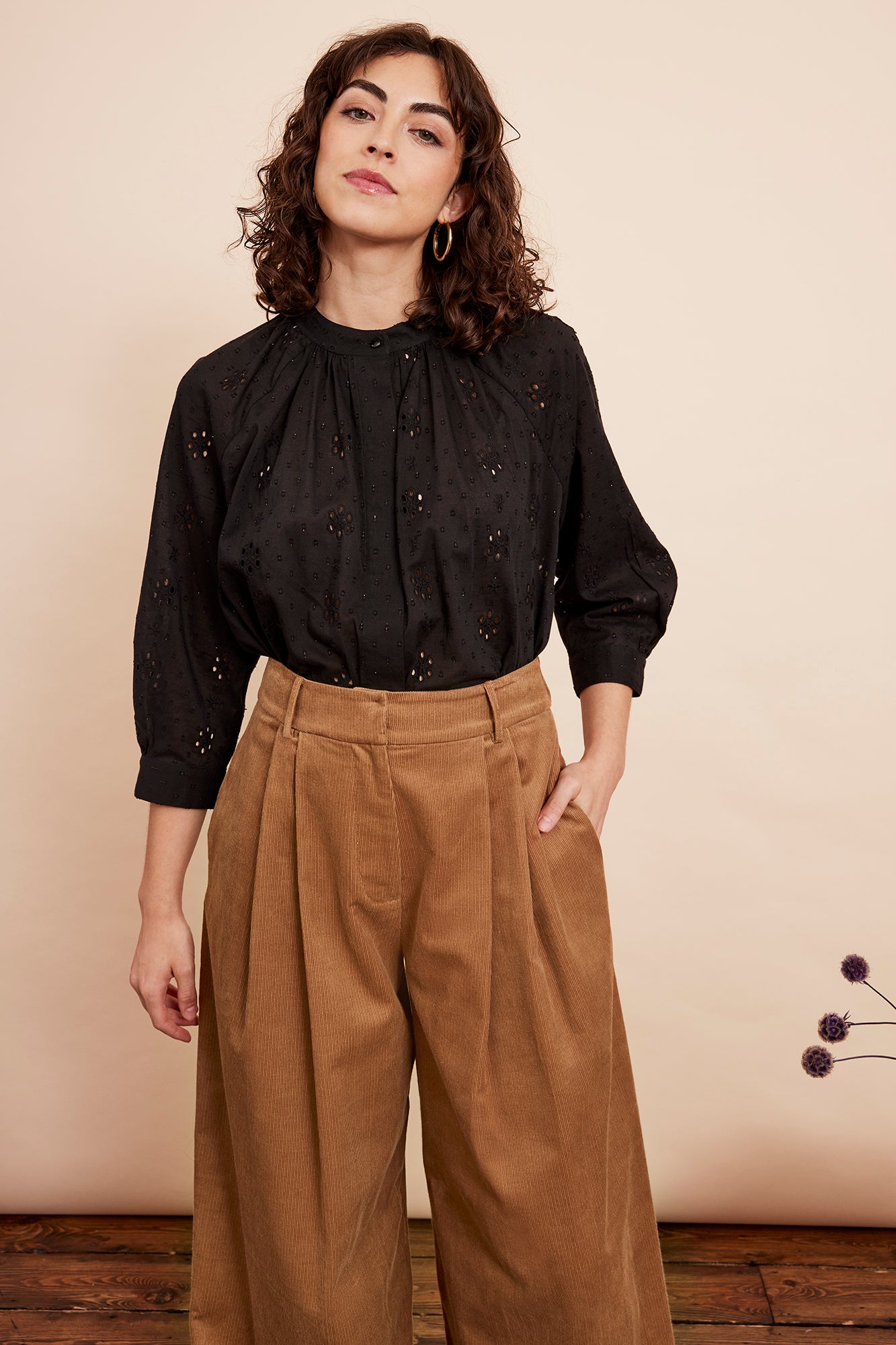 Image of Mabel Needlecord Biscuit Trouser Autumn/Winter 2024 - Trouser