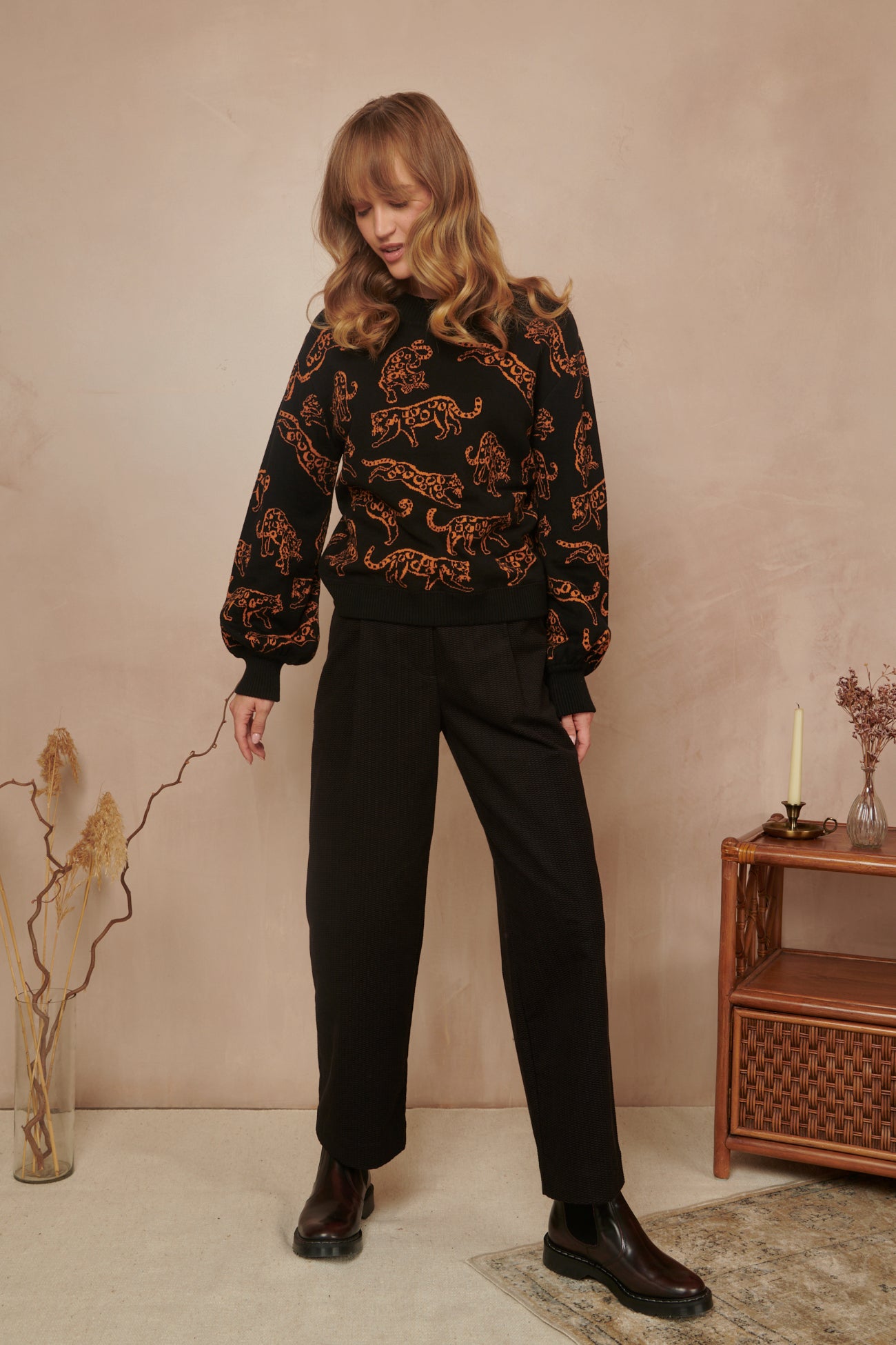 Image of Carys Leopard Jumper Autumn/Winter 2023 - Knitwear