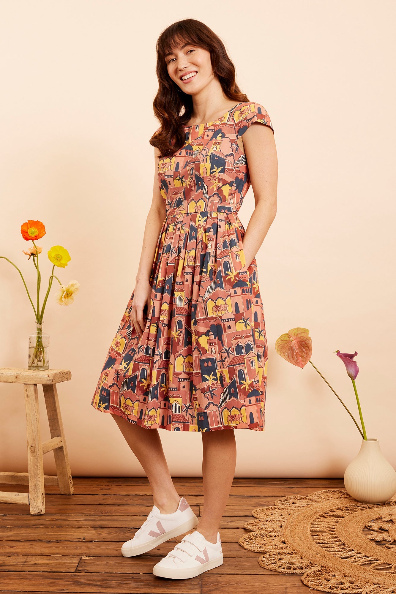 Image of CLAUDIA AMBER CITY DRESS - NON RETURNABLE SAMPLE SAMPLE SALE - Dress