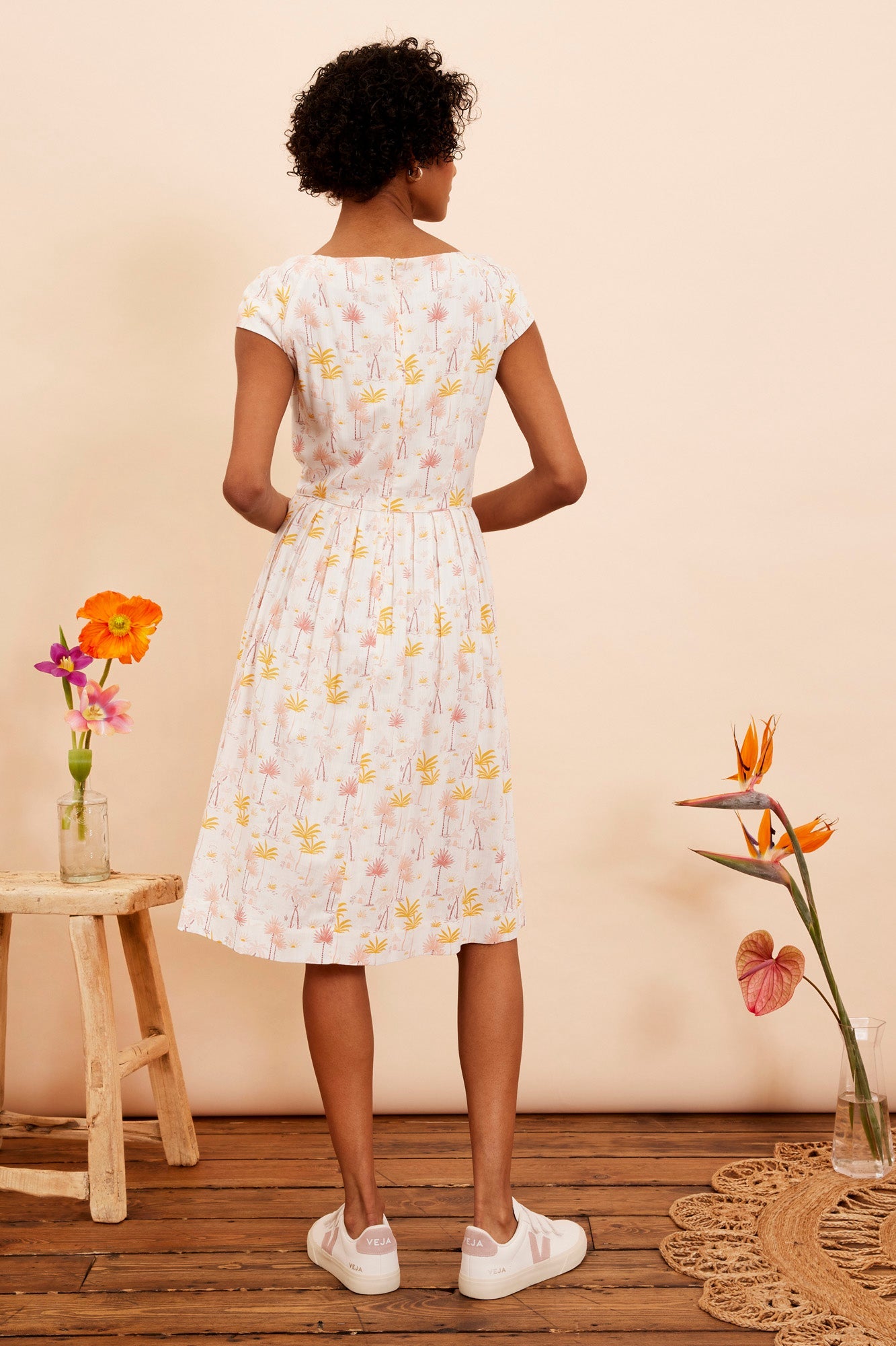 Image of CLAUDIA SUNRISE BEACH DRESS - NON RETURNABLE SAMPLE SAMPLE SALE - Dress