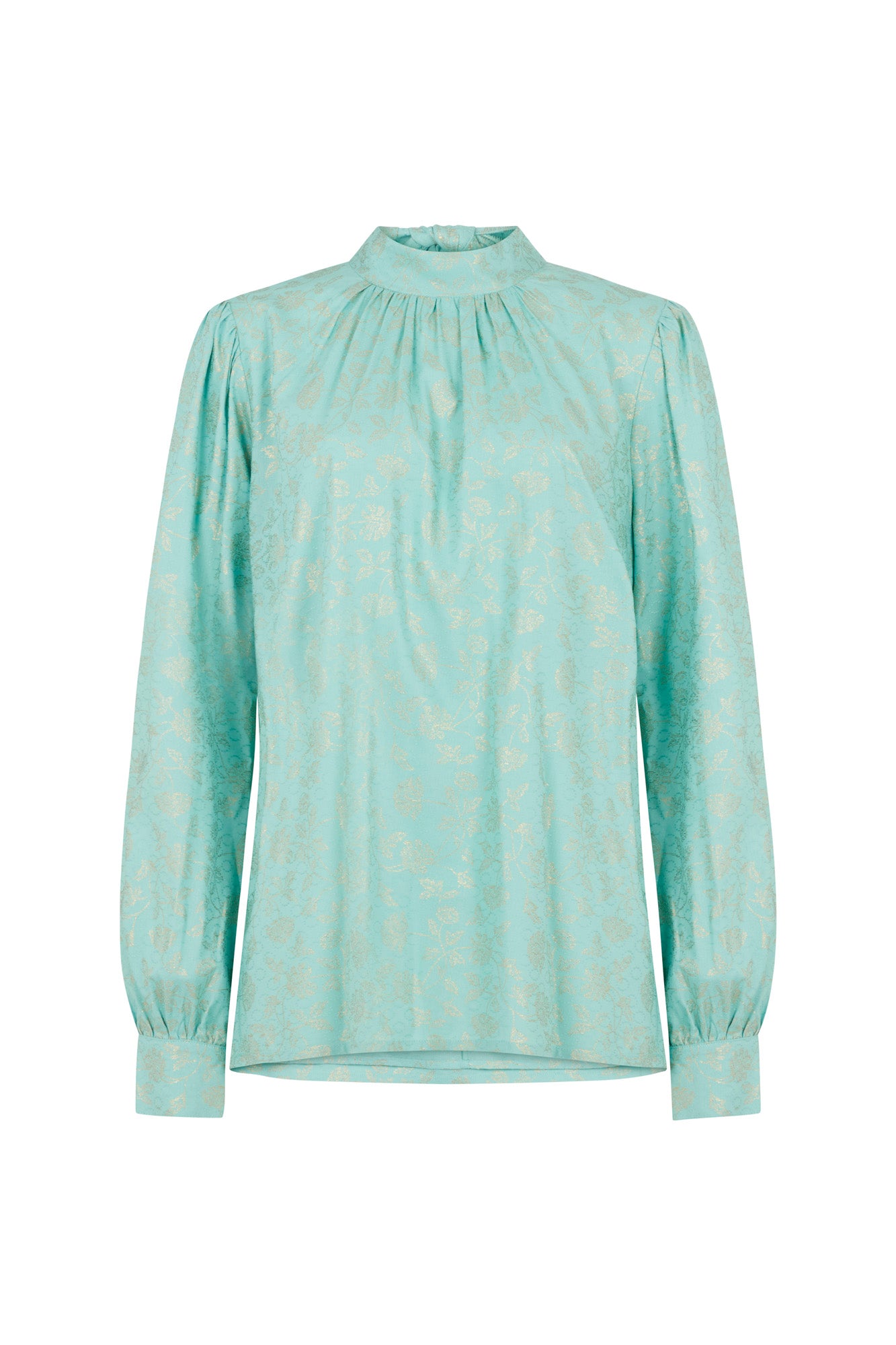 Image of Daphne Rambling Rose Jacquard Blouse Autumn/Winter 2024 - Top