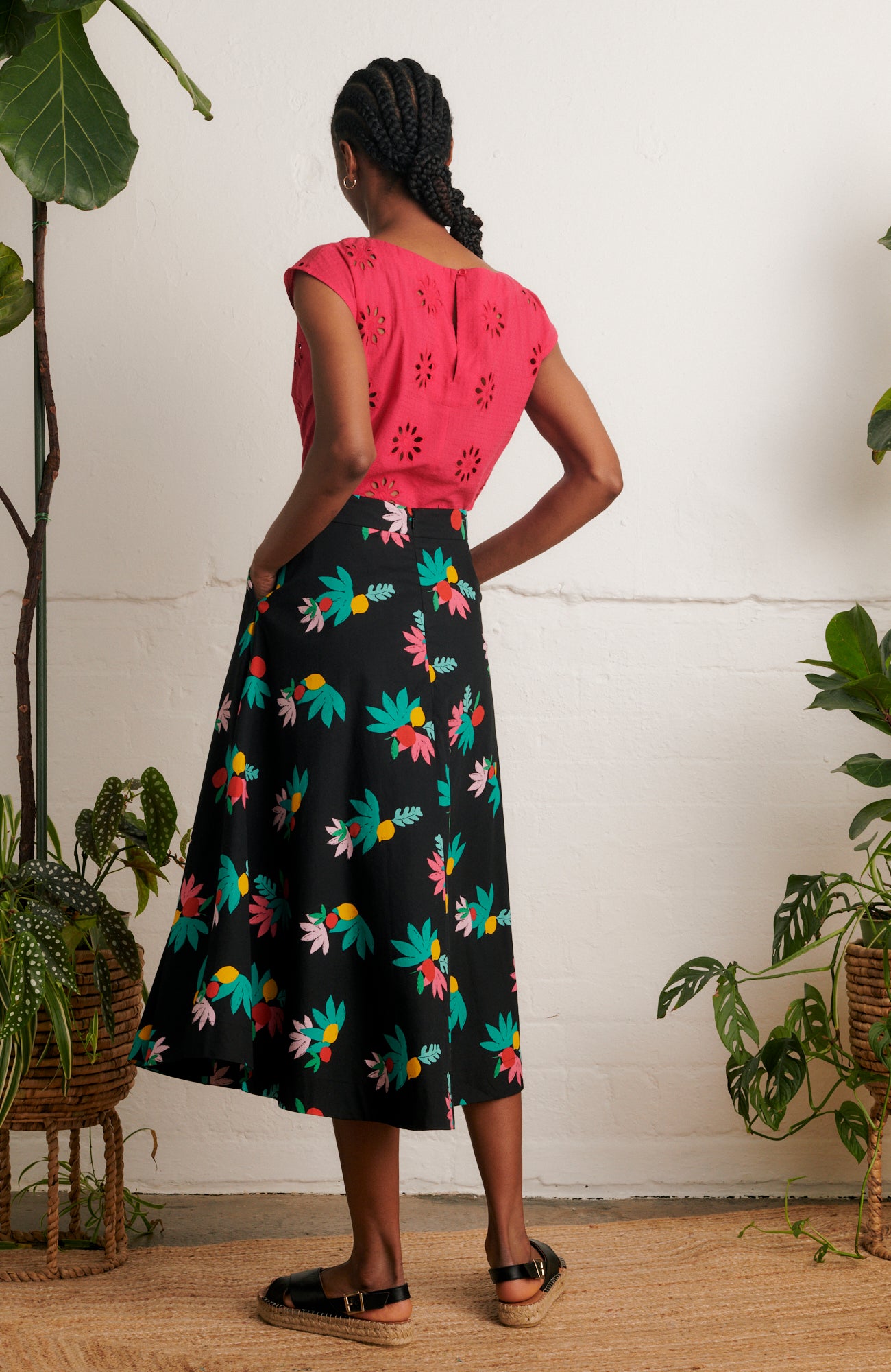Image of Sandra Black Summer Fruits Skirt Spring/Summer 2024 - Skirt