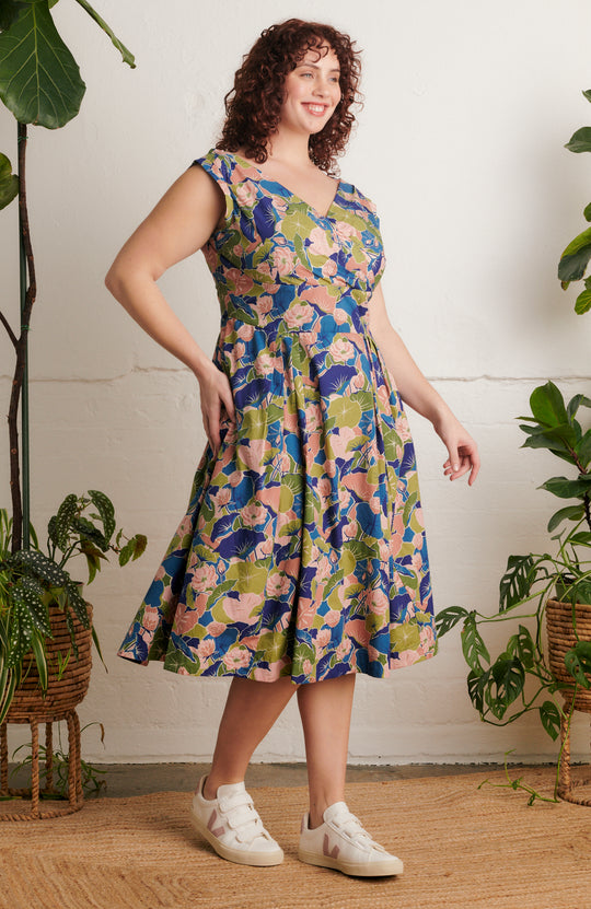 Florence Lotus Flower Dress Emily and Fin