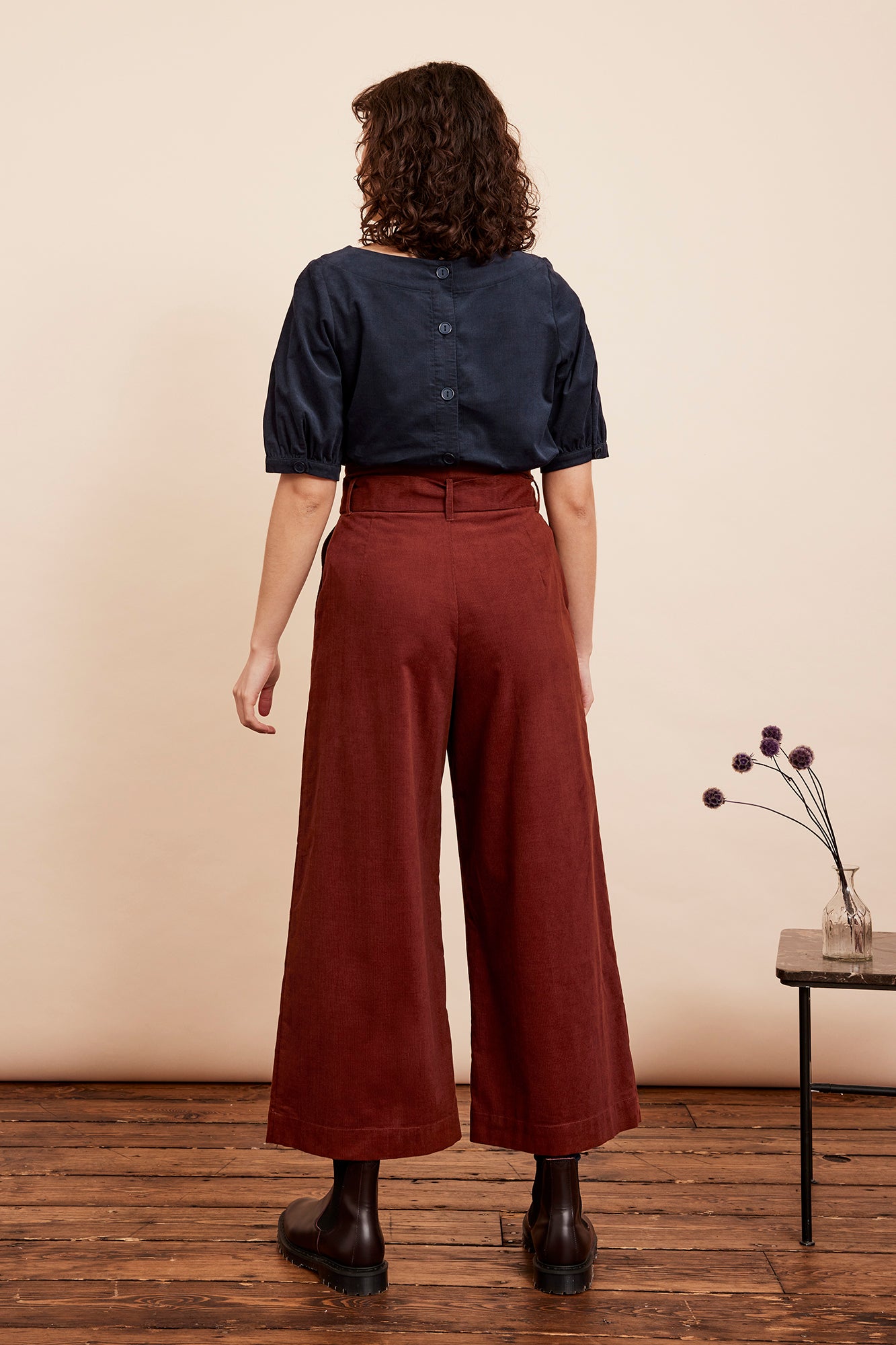 Image of Gilda Needlecord Conker Trouser Autumn/Winter 2024 - Trouser