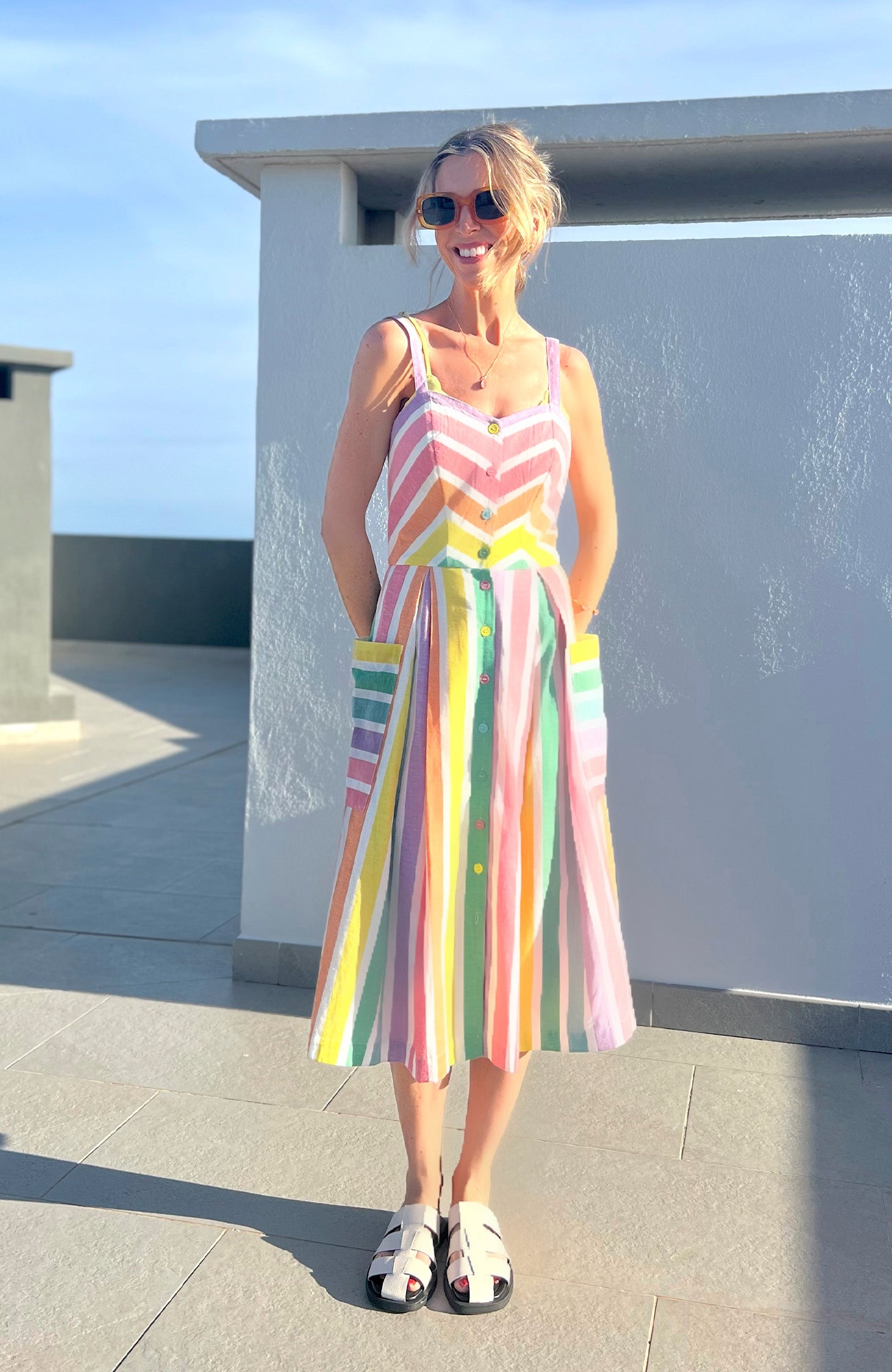 Image of Layla Over The Rainbow Sun Dress Spring/Summer 2024 - Dress