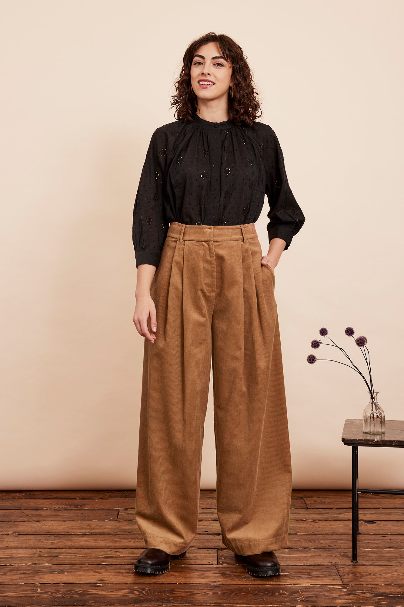 Image of Mabel Needlecord Biscuit Trouser Autumn/Winter 2024 - Trouser