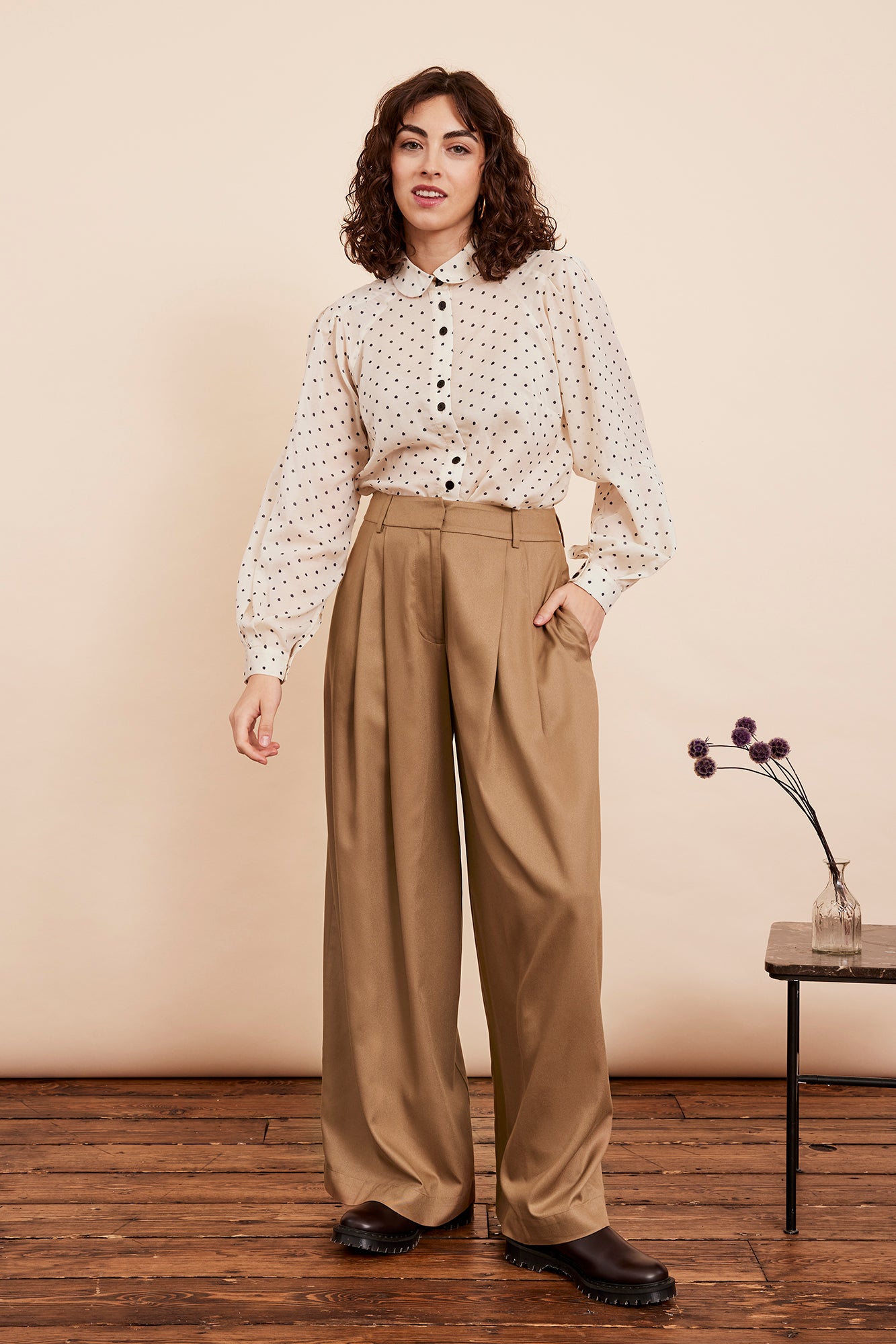 Image of Mabel Toasted Marshmallow Trouser Autumn/Winter 2024 - Trouser