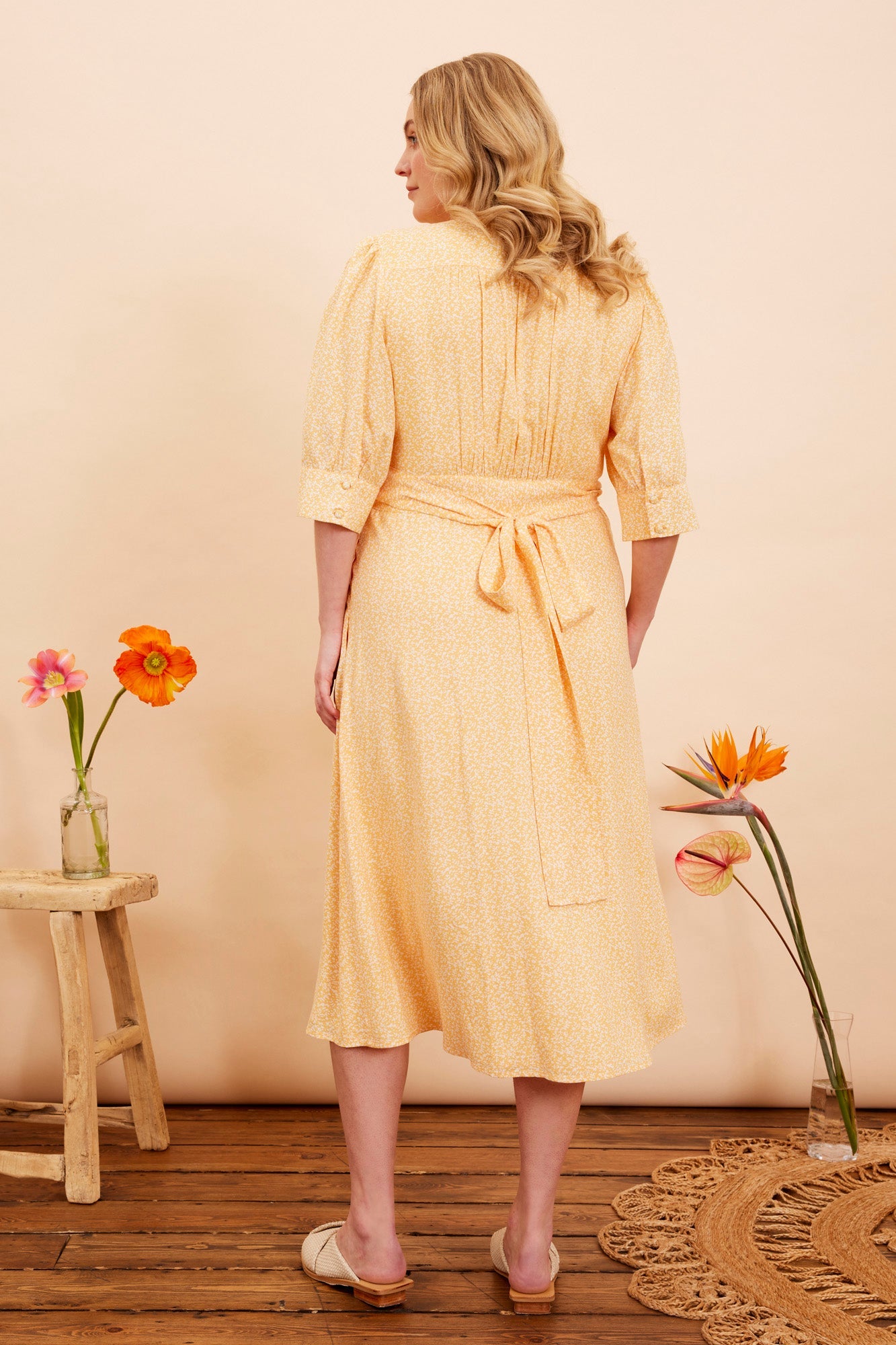 Image of MARIANNA DARJEELING DITSY DRESS - NON RETURNABLE SAMPLE ARCHIVE SS - Dress