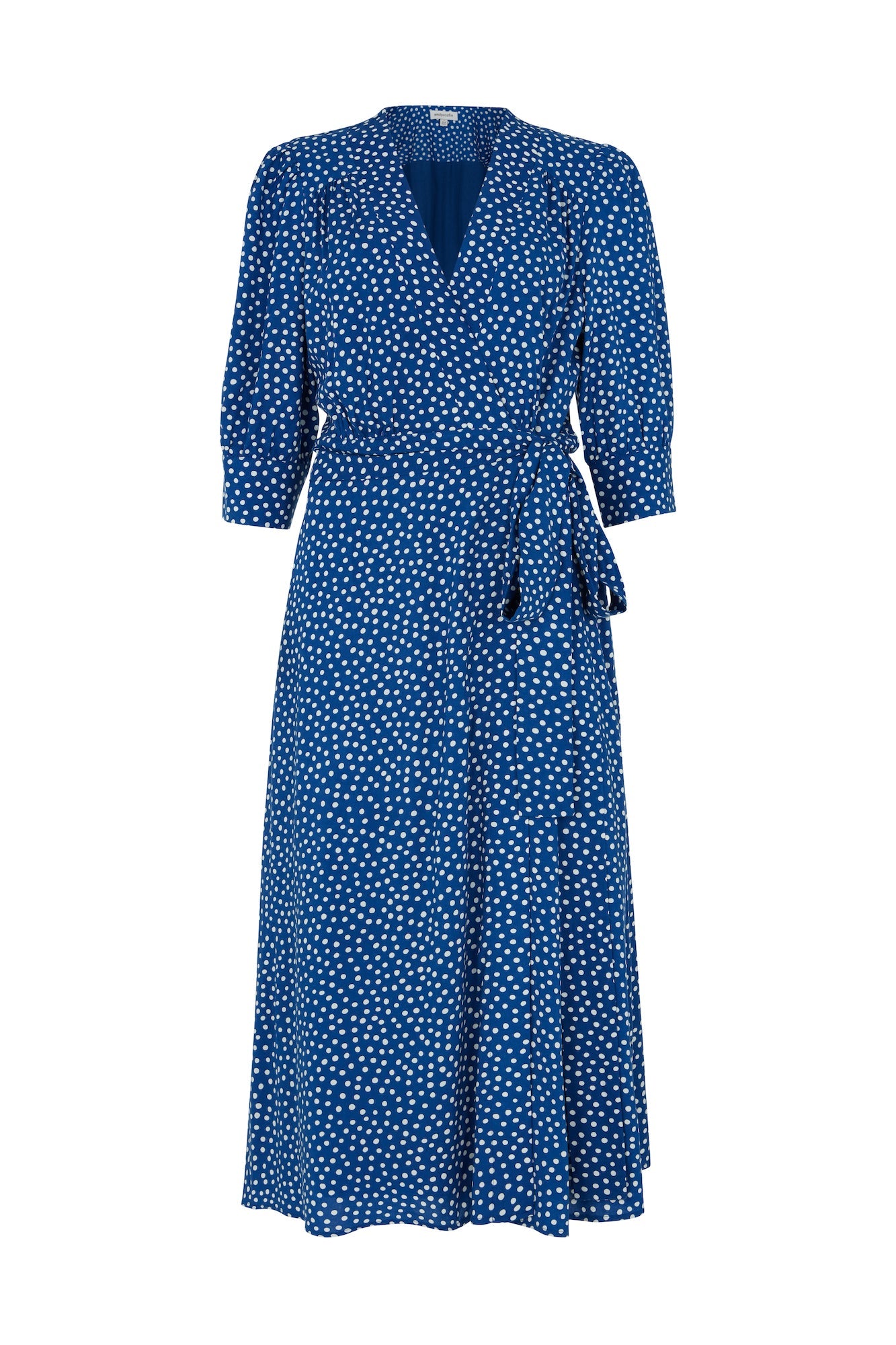 Image of MARIANNA BLUE SCATTERED SPOT DRESS - NON RETURNABLE SAMPLE ARCHIVE SS - Dress