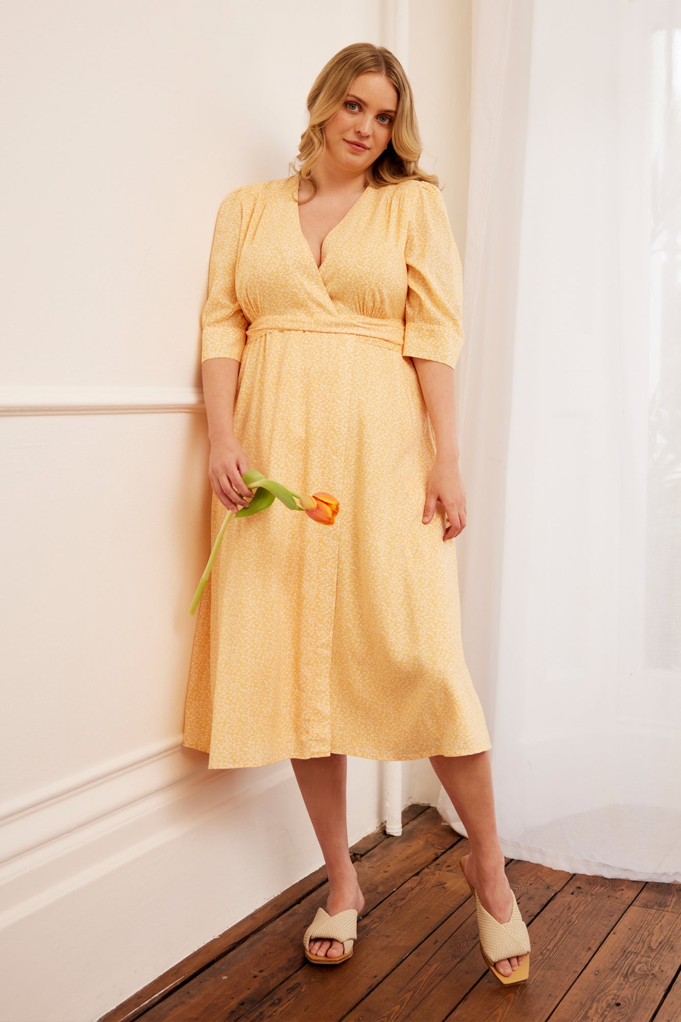 Image of MARIANNA DARJEELING DITSY DRESS - NON RETURNABLE SAMPLE ARCHIVE SS - Dress