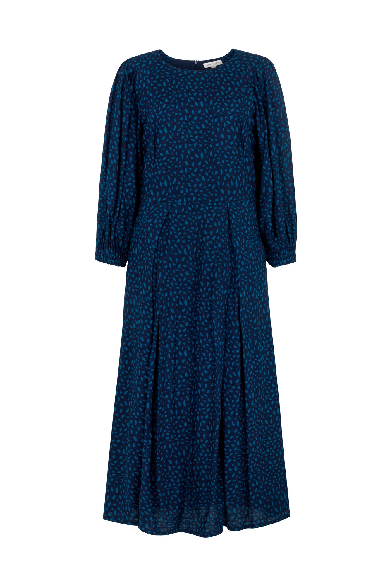 Image of Sable Midnight Blue Terrazzo Dress Autumn/Winter 2024 - Dress