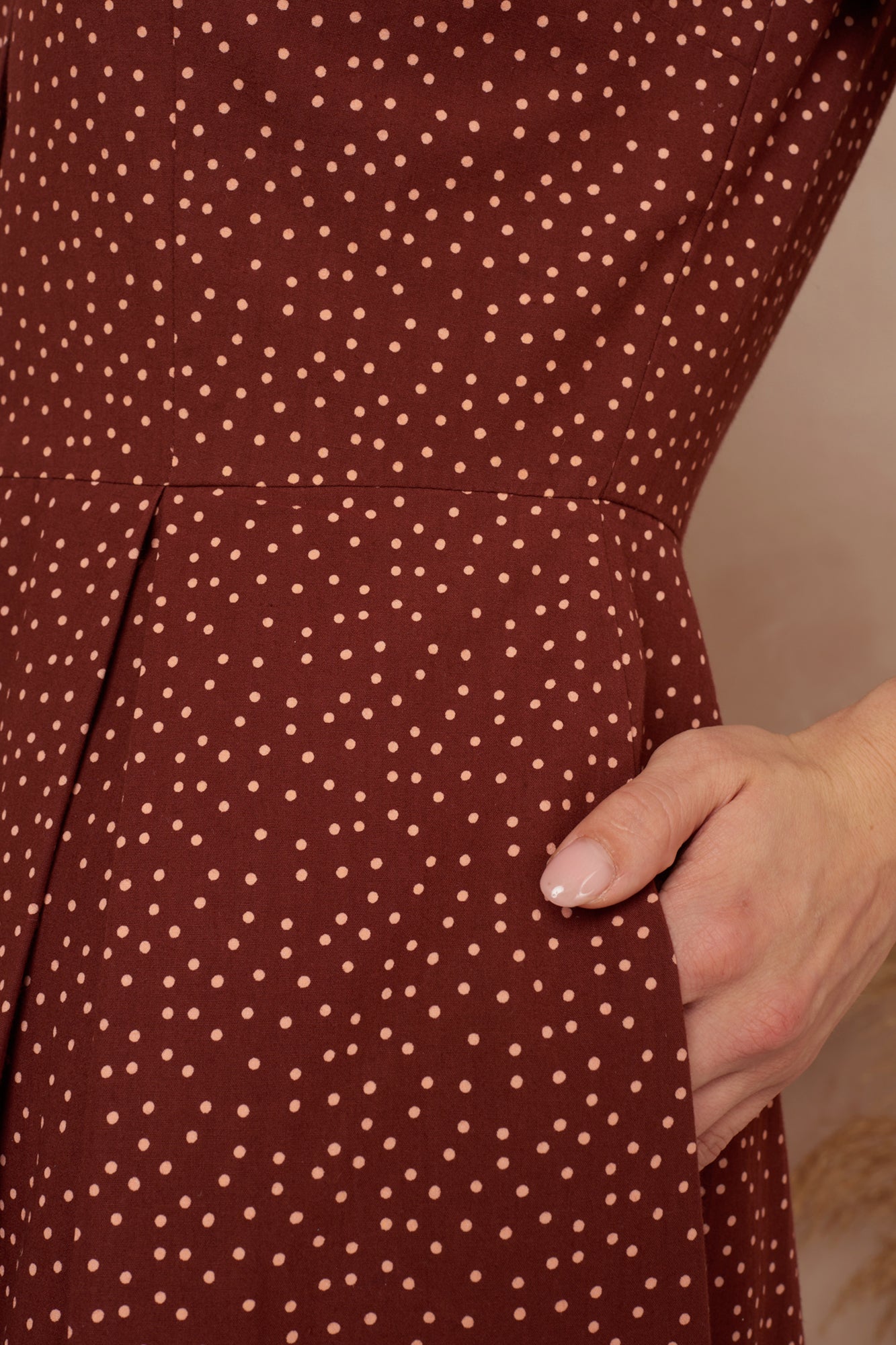 Image of Stella Auburn Mini Spot Shirt Dress Autumn/Winter 2023 - Dress