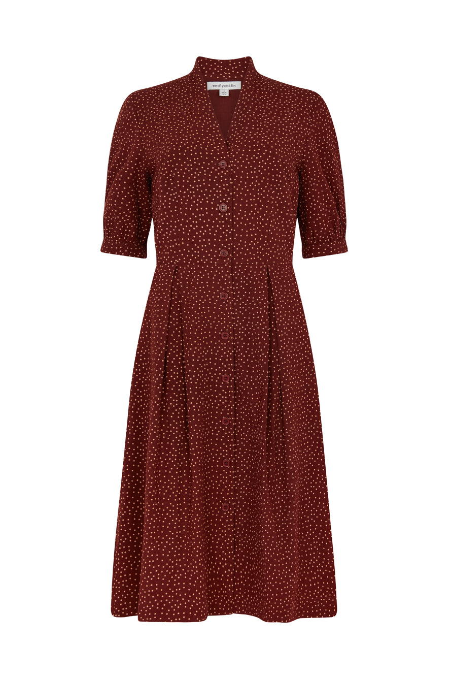 Image of Stella Auburn Mini Spot Shirt Dress Autumn/Winter 2023 - Dress