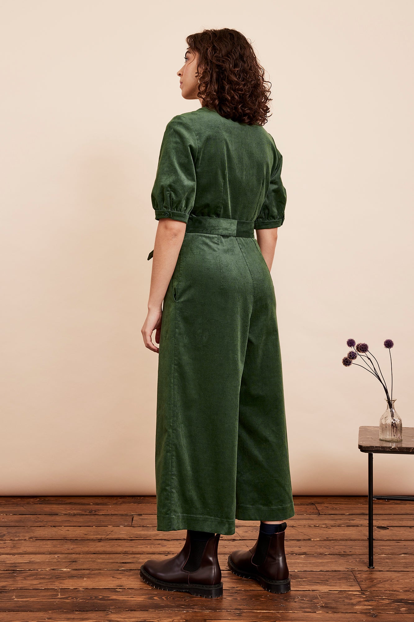 Image of Stella Needlecord Forest Green Jumpsuit Autumn/Winter 2024 - Jumpsuit