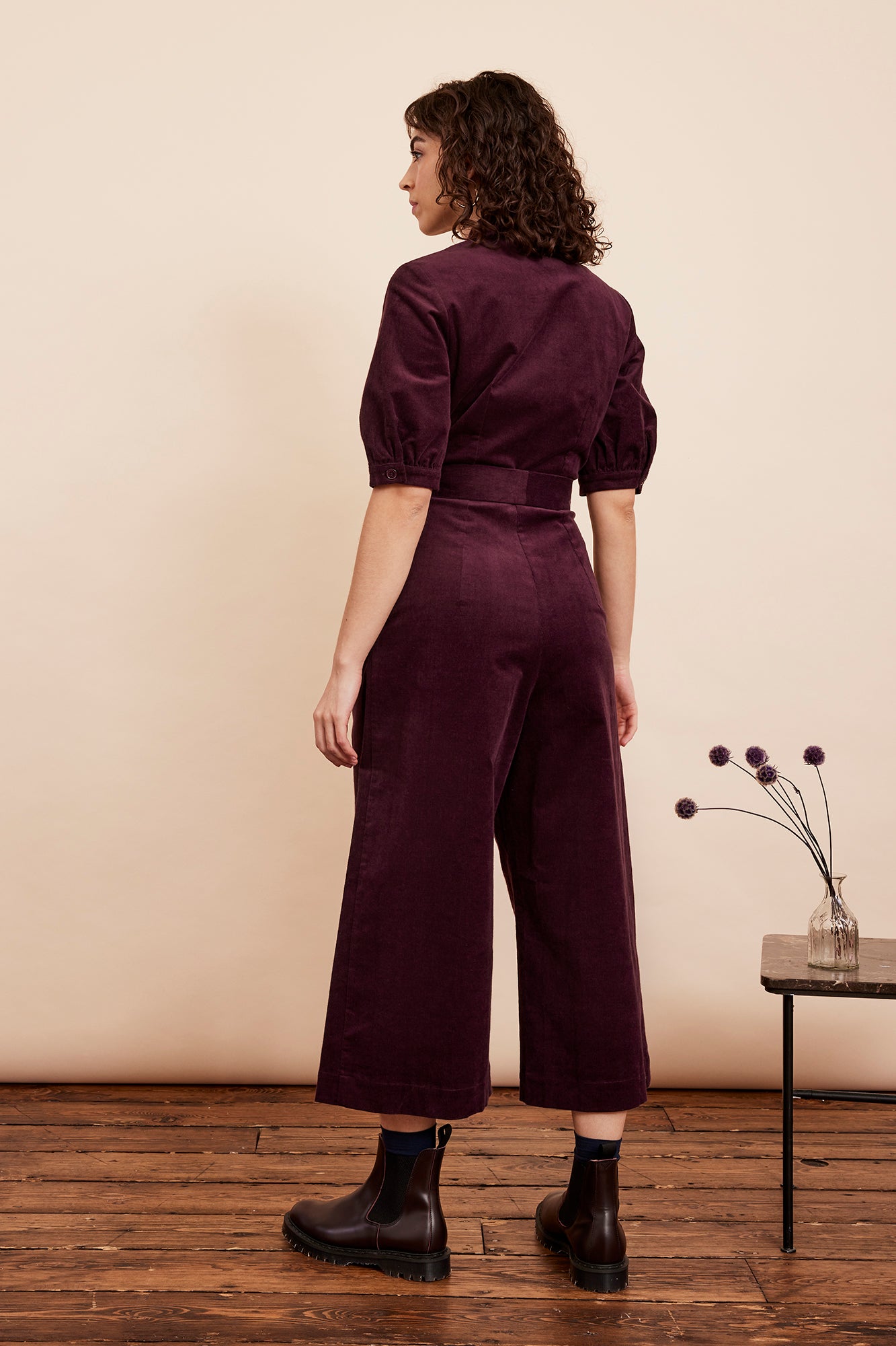 Image of Stella Needlecord Plum Jumpsuit Autumn/Winter 2024 - Jumpsuit