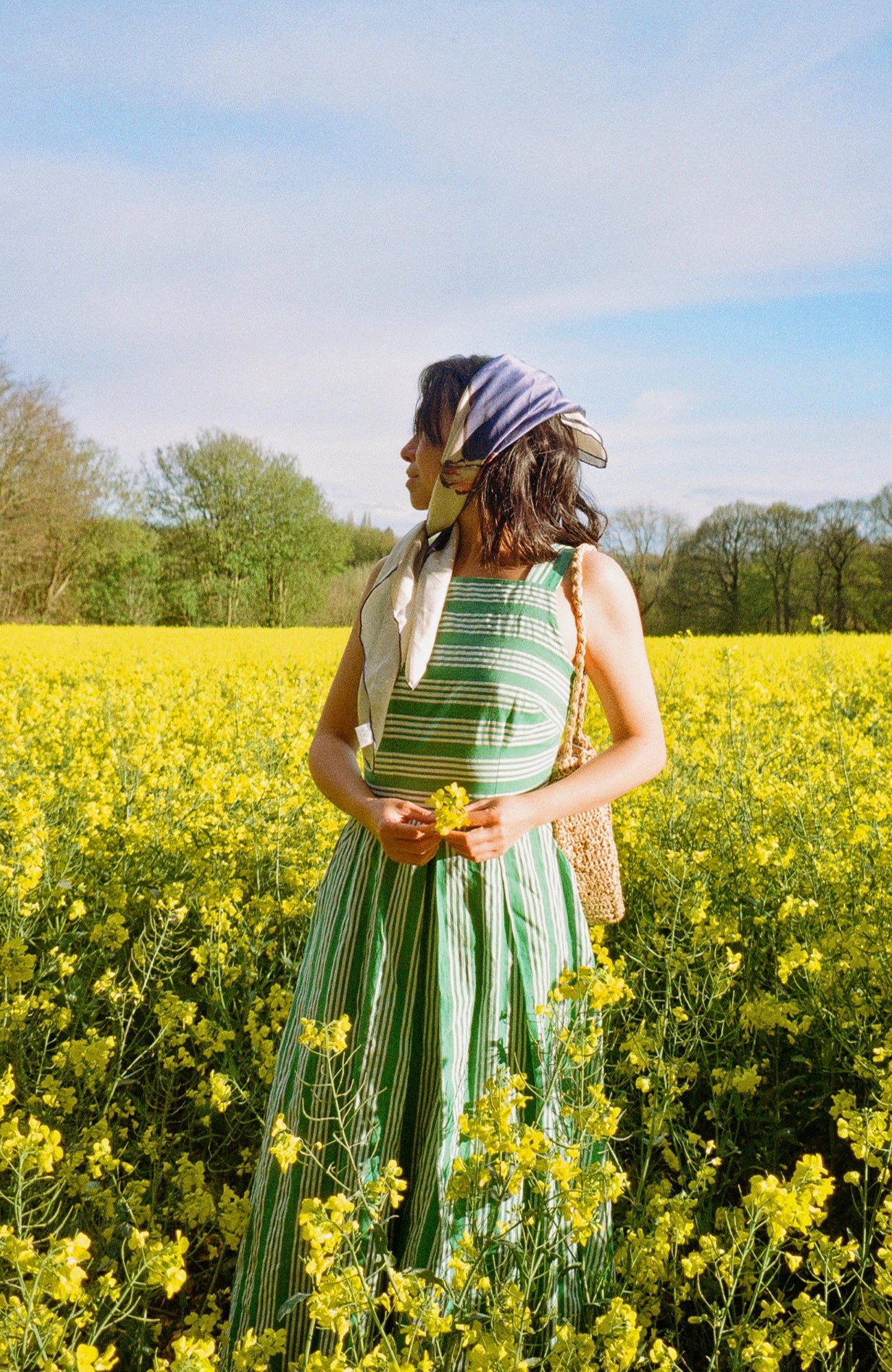 Image of Suki Beachcomber Stripe Green Dress Spring/Summer 2024 - Dress