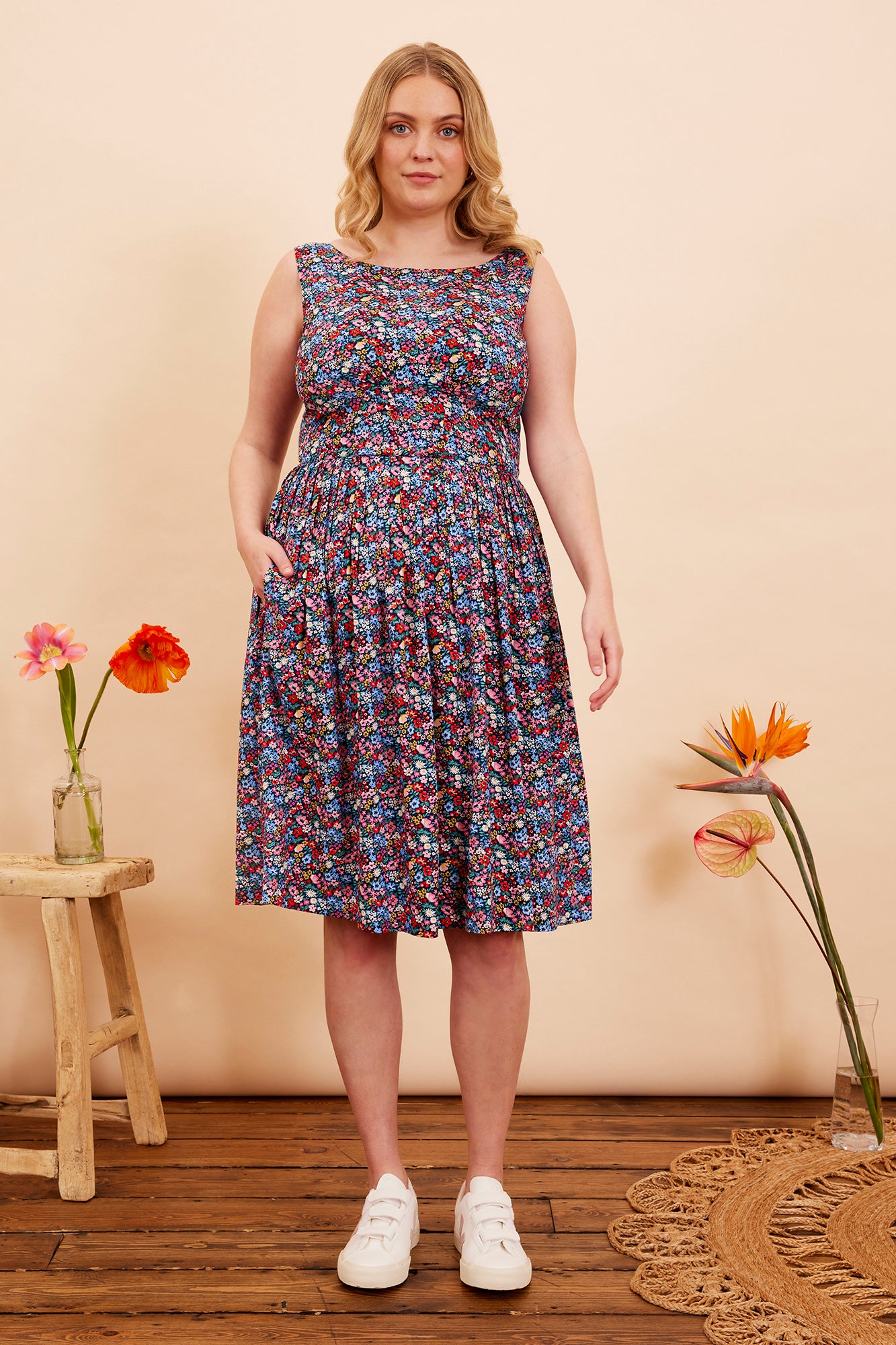 Image of Abigail Summer Garden Floral Dress Spring/Summer 2023 - Dress