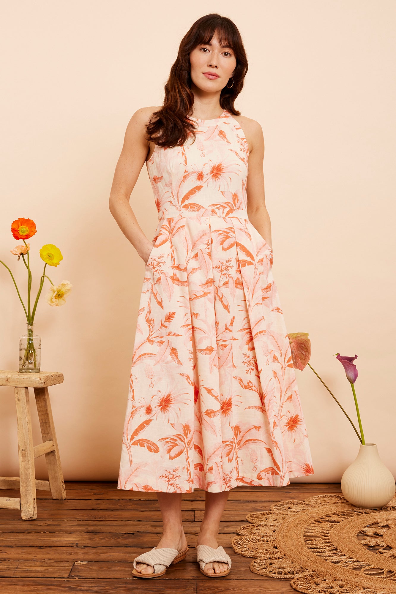 Image of Alyssa Palolem Palm Dress Spring/Summer 2023 - Dress