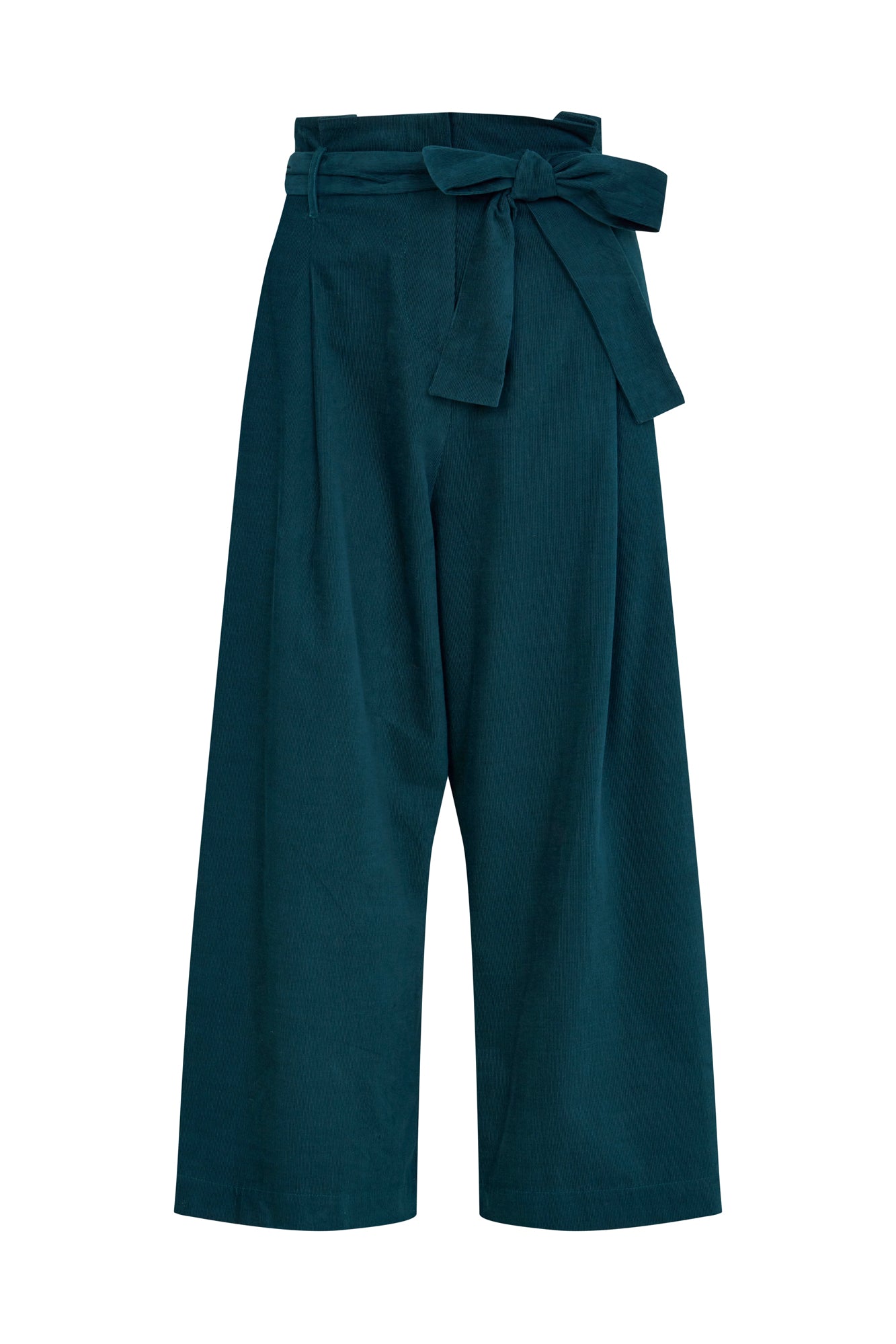 Image of Gilda Needlecord Deep Teal Trouser Carryover - Trouser