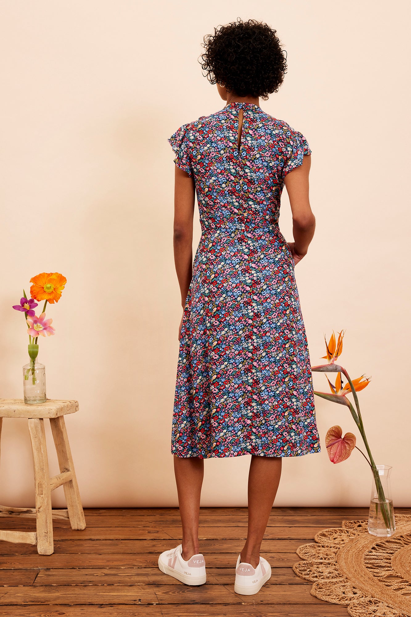 Image of Pauline Summer Garden Floral Dress Spring/Summer 2023 - Dress